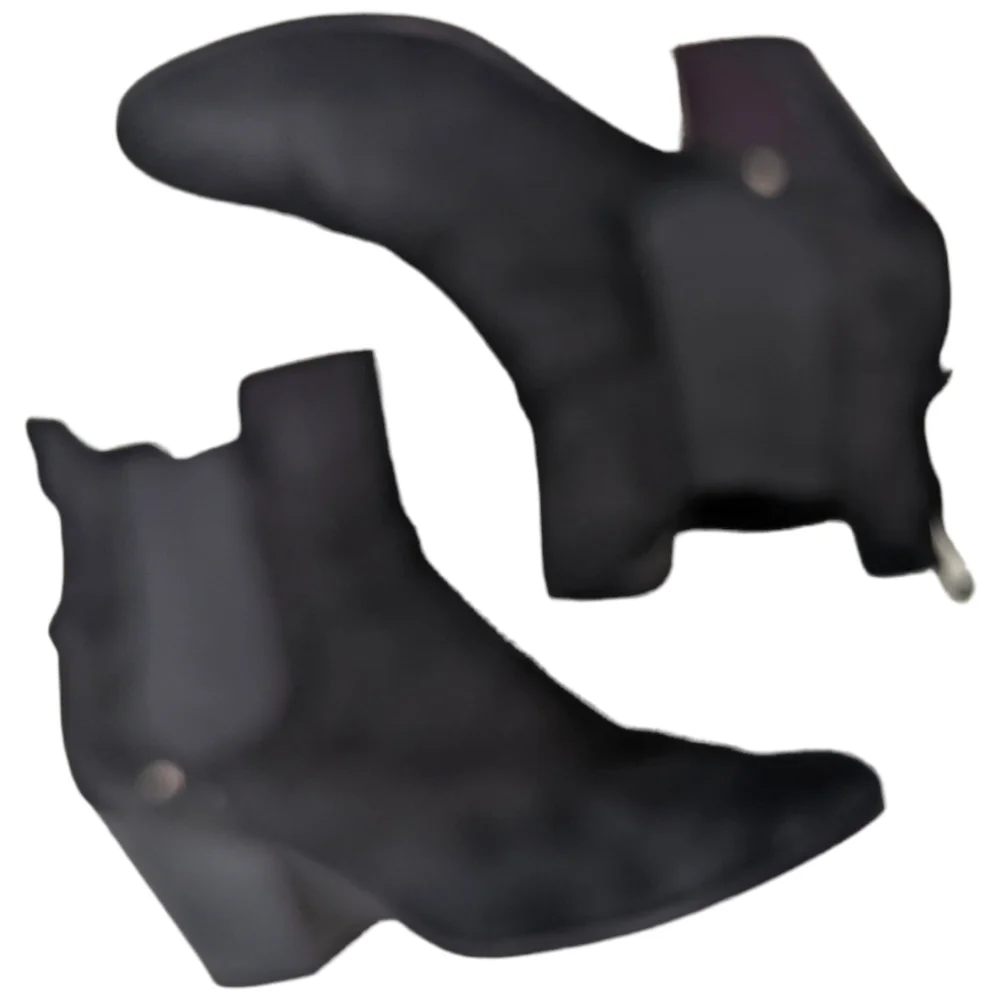Rag & Bone Ankle Boots Booties Devon Suede Leather Heeled Black Women's 40 - Picture 13 of 15